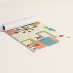 Mid Century Modern Atomic Decoration 243 Kitsch Yoga Mat Gallery Image 2