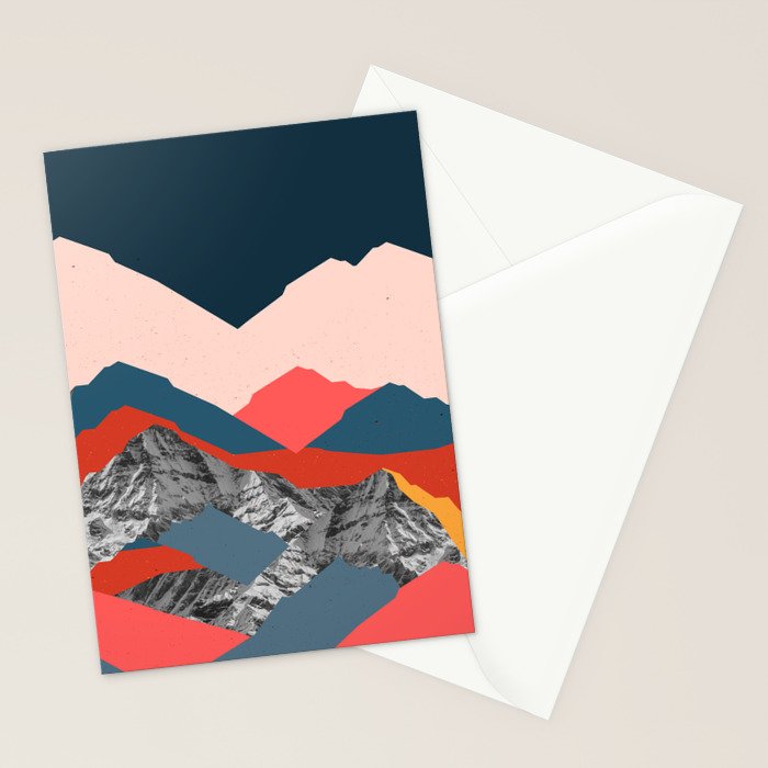 Graphic Mountains X Stationery Card Gallery Image 2