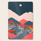 Graphic Mountains X Cutting Board Gallery Image 1
