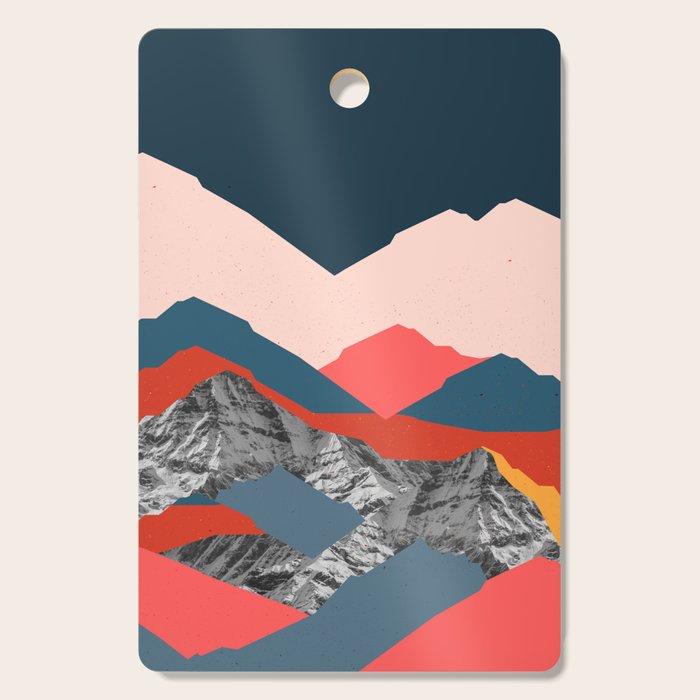 Graphic Mountains X Cutting Board Gallery Image 1