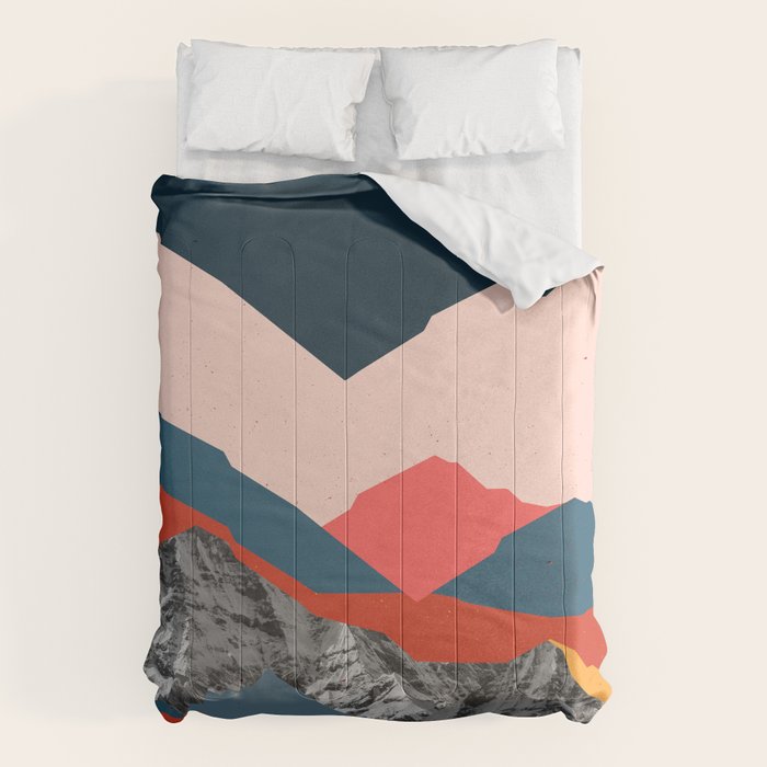 Graphic Mountains X Comforter Gallery Image 6