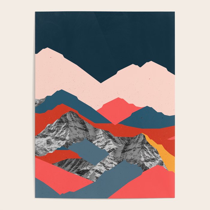 Graphic Mountains X Poster Gallery Image 4