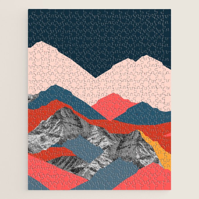 Graphic Mountains X Jigsaw Puzzle Gallery Image 1