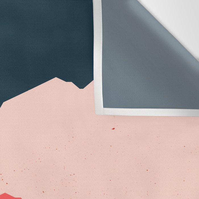 Graphic Mountains X Wall Tapestry Gallery Image 3