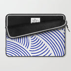 blue summer lines Laptop Sleeve Gallery Image 2