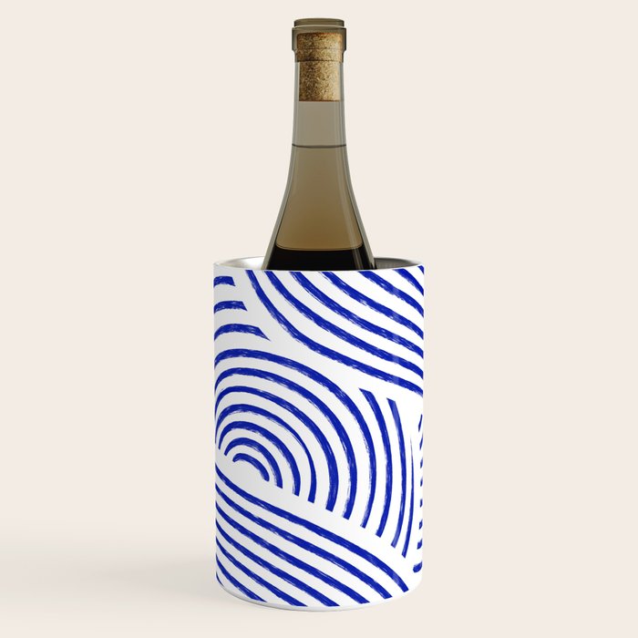 blue summer lines Wine Chiller Gallery Image 2