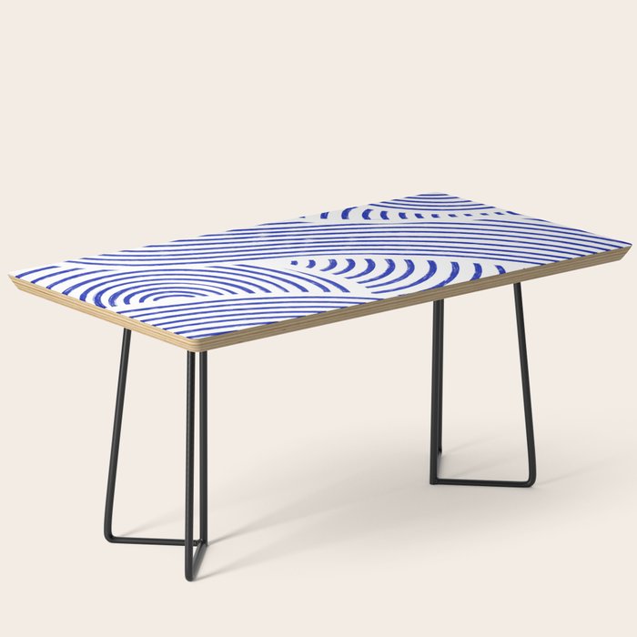 blue summer lines Coffee Table Gallery Image 1