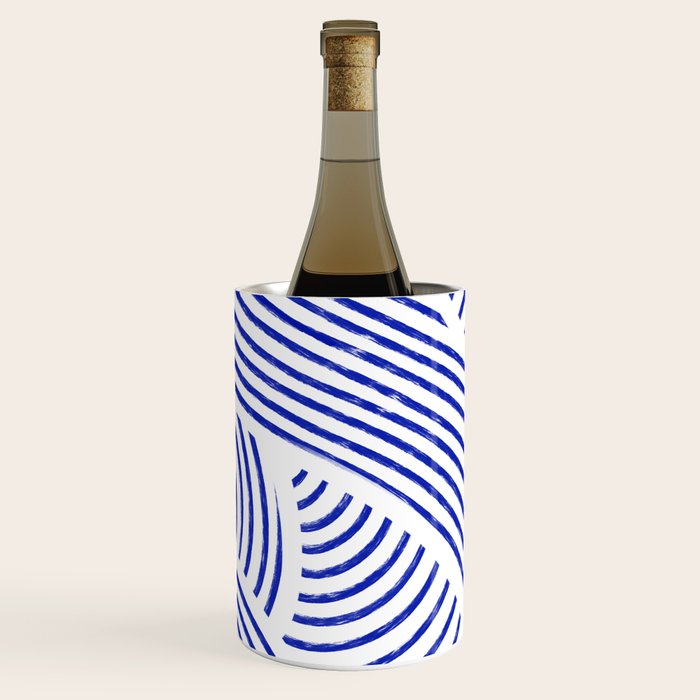 blue summer lines Wine Chiller Gallery Image 1