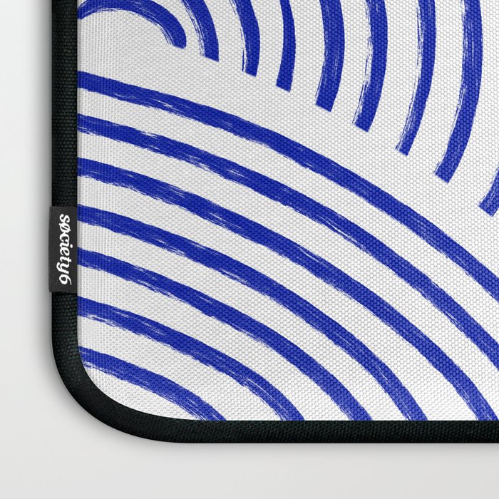 blue summer lines Laptop Sleeve Gallery Image 3