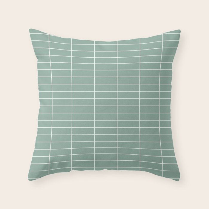 Grid Pattern XVII Throw Pillow Gallery Image 6