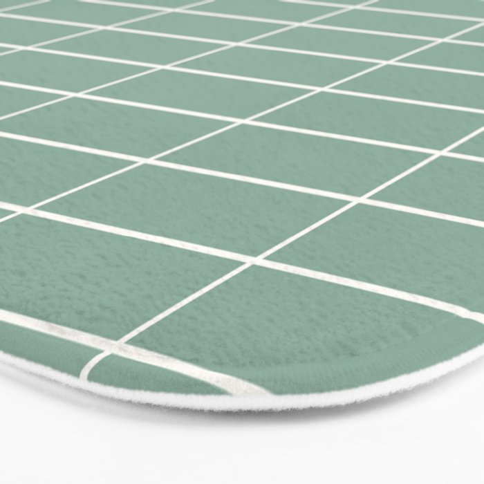 Grid Pattern XVII Bath Mat Gallery Image 3