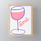 Rosé Wine Mini Art Print Gallery Image 1