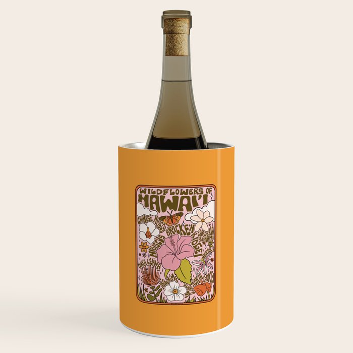 Hawaii Wildflowers Wine Chiller Gallery Image 1