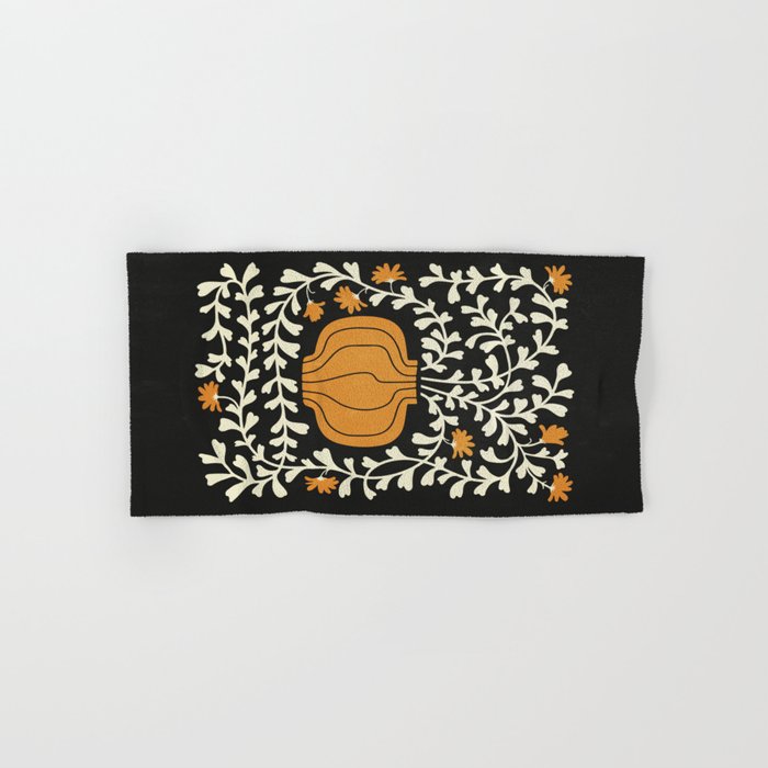 Golden Vase | Summer Bloom: Matisse Night Edition Bath Towel Gallery Image 1