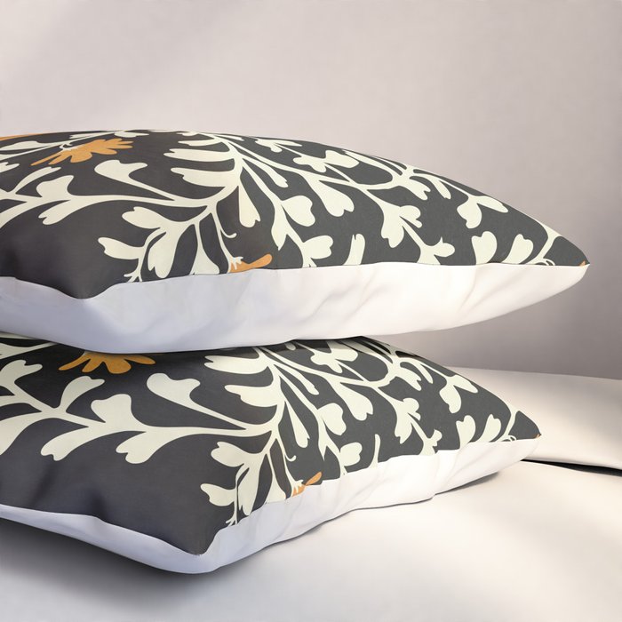 Golden Vase | Summer Bloom: Matisse Night Edition Pillow Sham Gallery Image 3