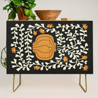 Golden Vase | Summer Bloom: Matisse Night Edition Credenza Gallery Image 1