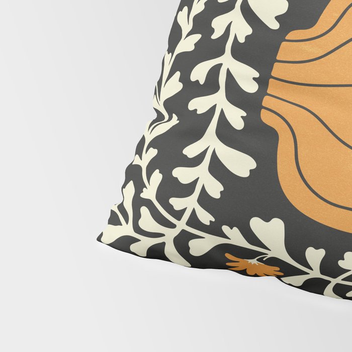 Golden Vase | Summer Bloom: Matisse Night Edition Pillow Sham Gallery Image 4