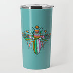 Capricorn Bee Travel Mug Gallery Image 1