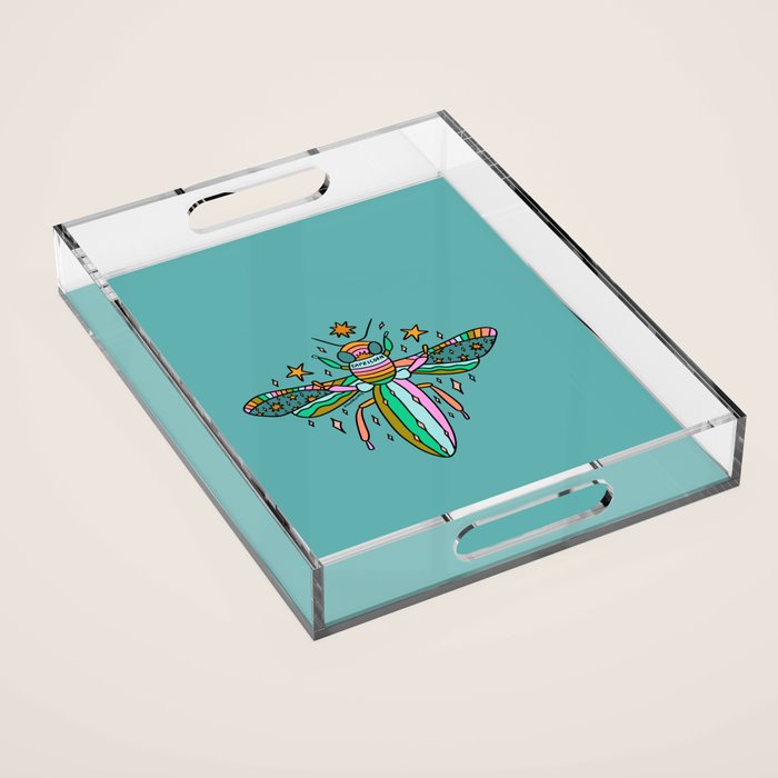 Capricorn Bee Acrylic Tray Gallery Image 1