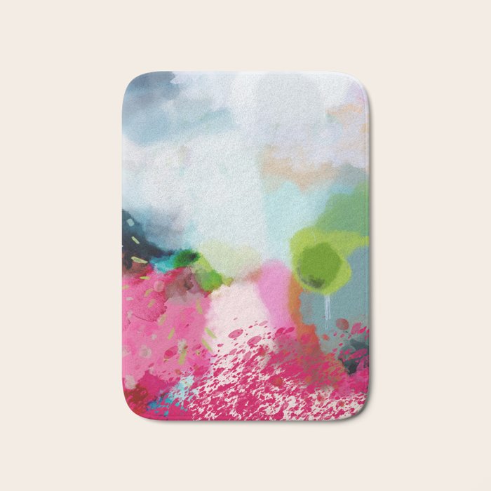 pink landscape Bath Mat Gallery Image 1