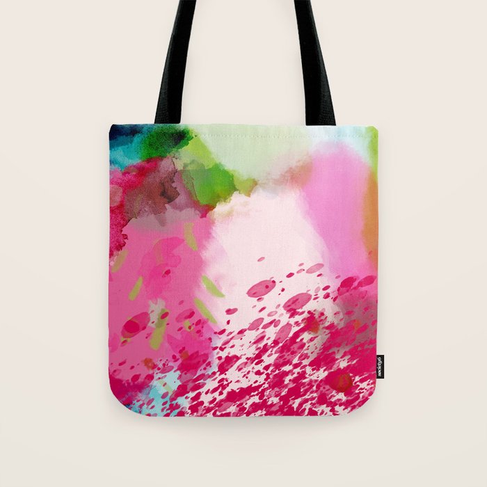 pink landscape Tote Bag Gallery Image 1