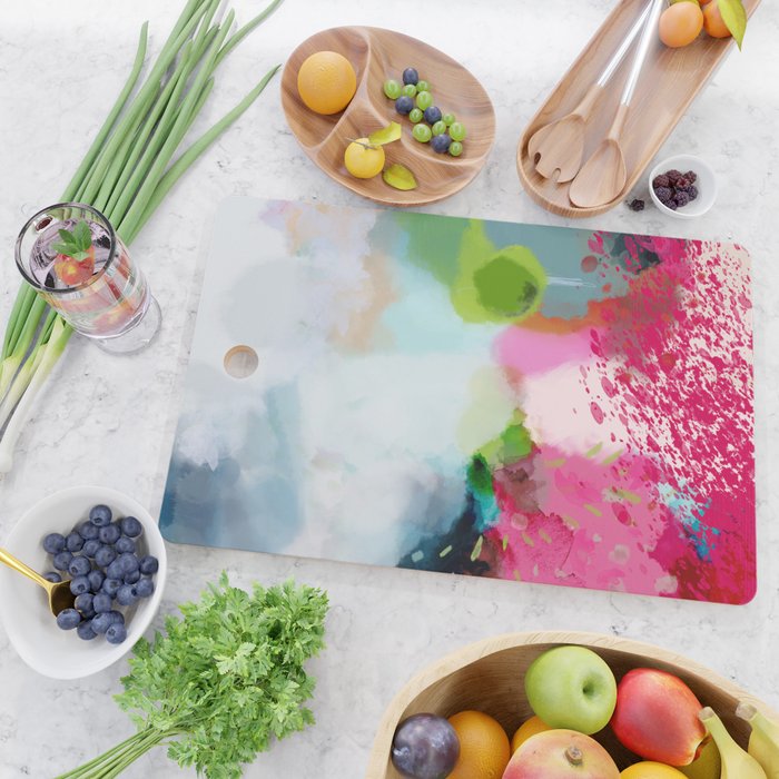 pink landscape Cutting Board Gallery Image 2