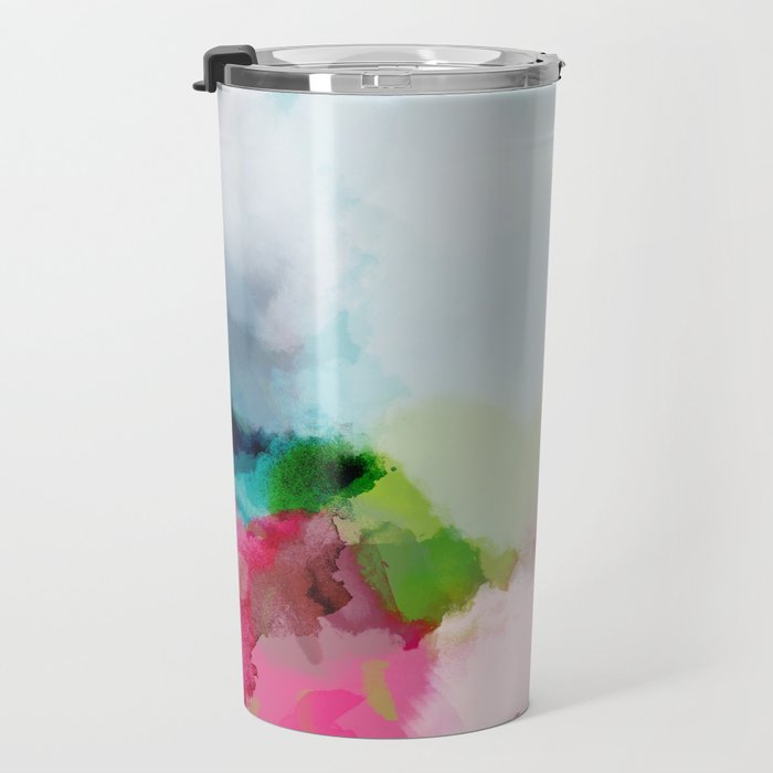 pink landscape Travel Mug Gallery Image 3