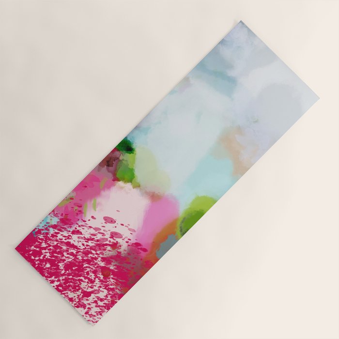 pink landscape Yoga Mat Gallery Image 1