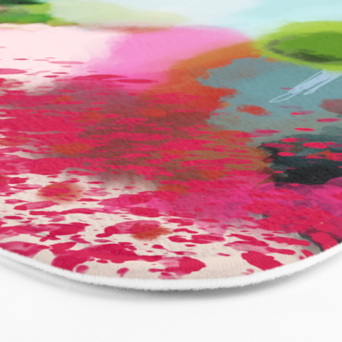 pink landscape Bath Mat Gallery Image 3