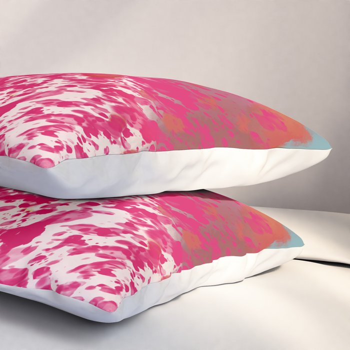 pink landscape Pillow Sham Gallery Image 3