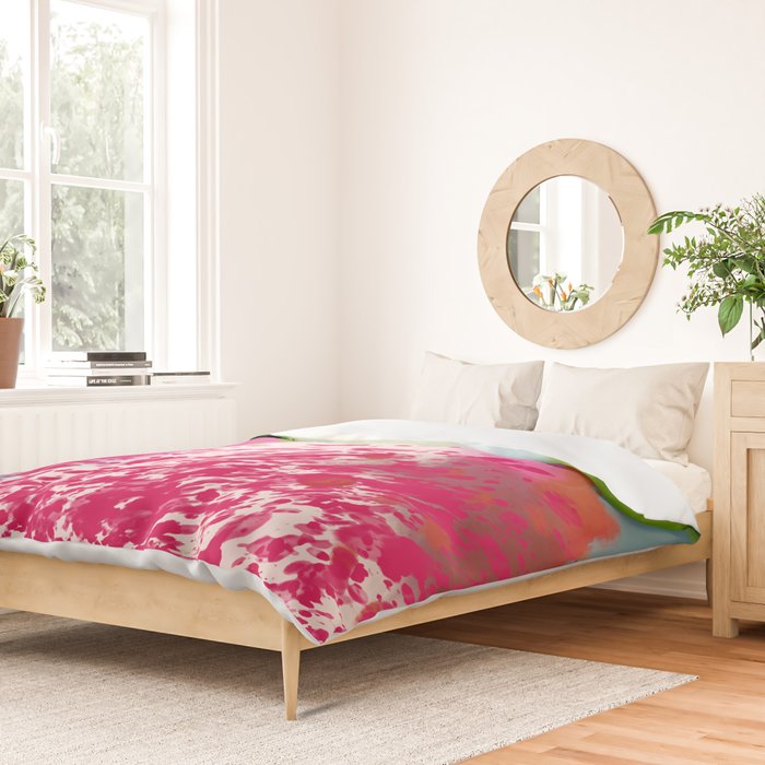 pink landscape Duvet Cover Gallery Image 2