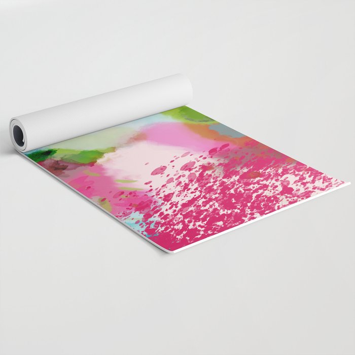 pink landscape Yoga Mat Gallery Image 2