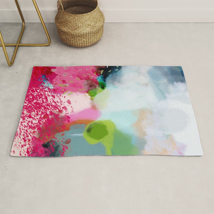 pink landscape Rug Gallery Image 1