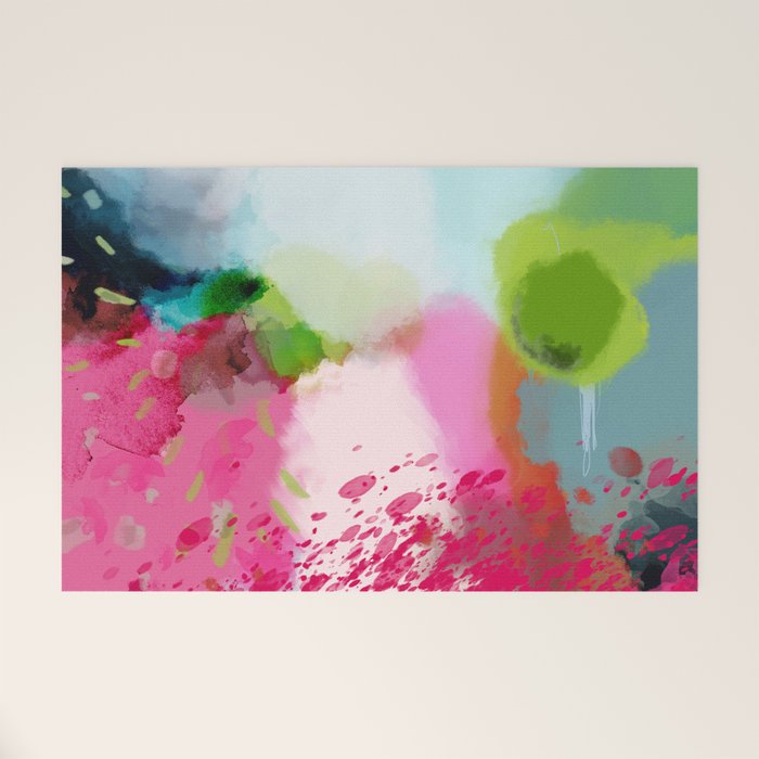 pink landscape Welcome Mat Gallery Image 1