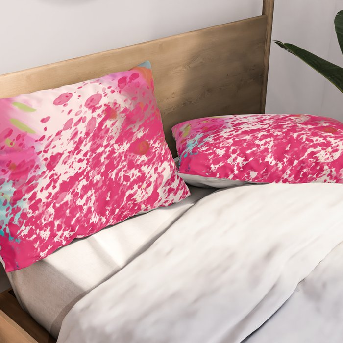 pink landscape Pillow Sham Gallery Image 2
