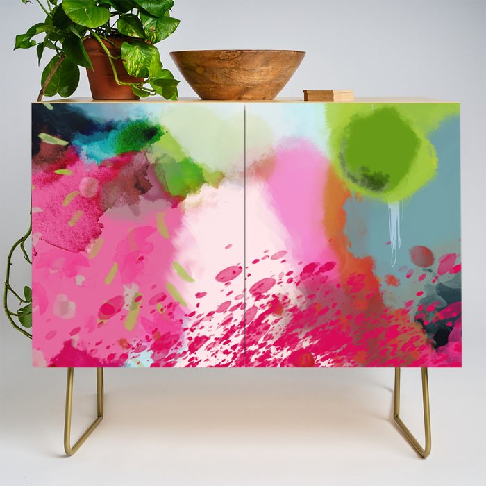 pink landscape Credenza Gallery Image 1