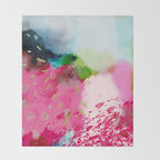 pink landscape Throw Blanket Gallery Image 2
