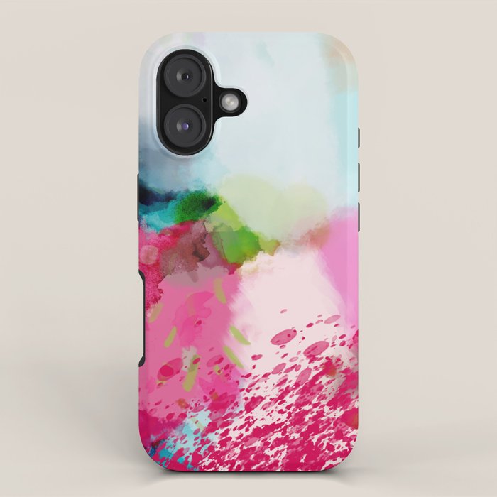 pink landscape iPhone Case