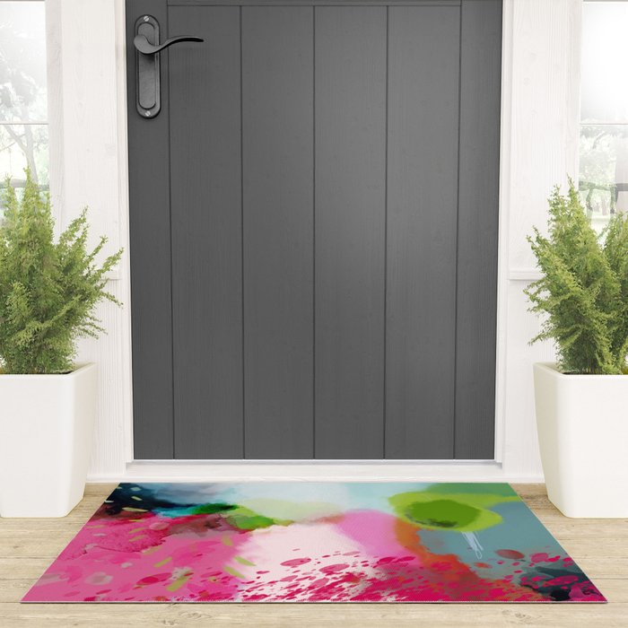 pink landscape Welcome Mat Gallery Image 3