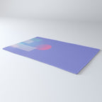 Abstract geometric pixel city 6 Rug Gallery Image 3