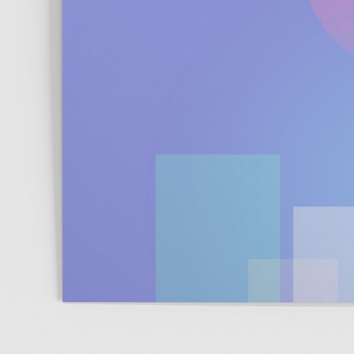 Abstract geometric pixel city 6 Poster Gallery Image 3