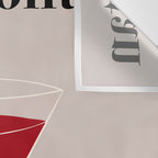 Cosmopolitan Cocktail Wall Tapestry Gallery Image 3