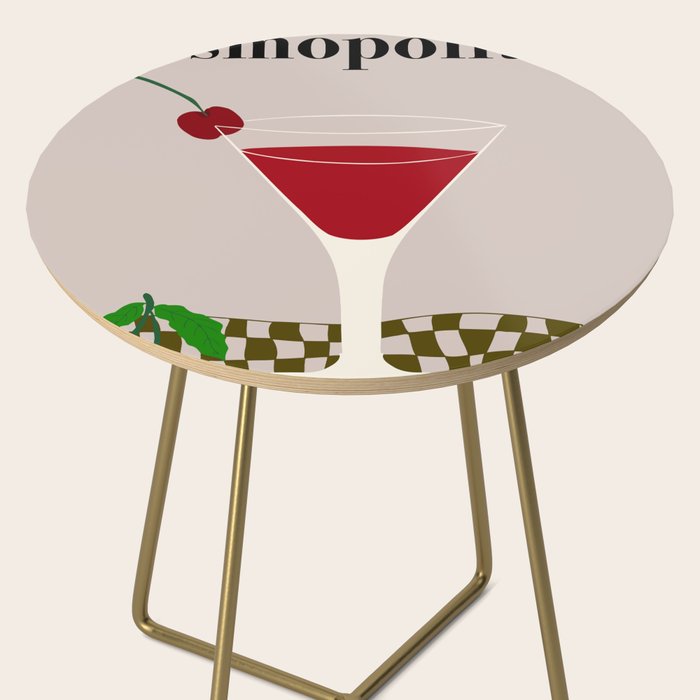 Cosmopolitan Cocktail Side Table Gallery Image 2
