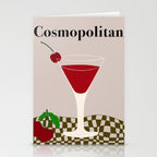 Cosmopolitan Cocktail Stationery Card Gallery Image 2