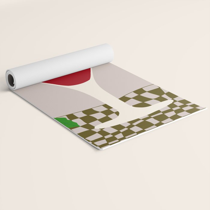 Cosmopolitan Cocktail Yoga Mat Gallery Image 2