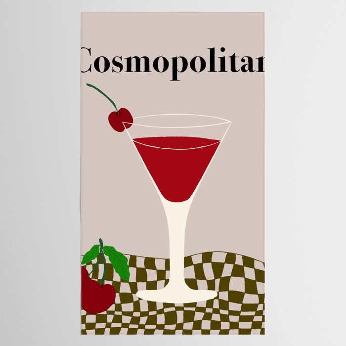 Cosmopolitan Cocktail Tablecloth Gallery Image 2
