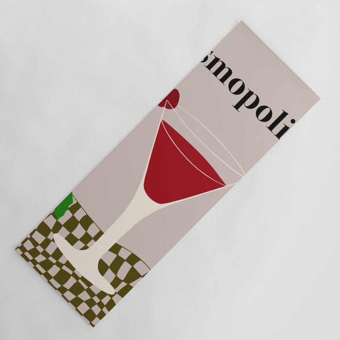 Cosmopolitan Cocktail Yoga Mat Gallery Image 1