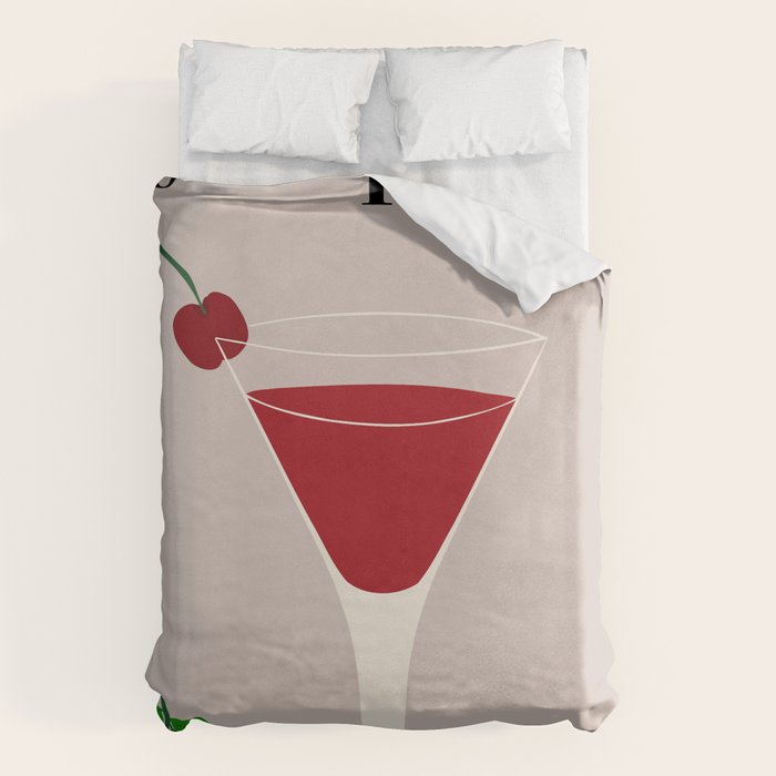 Cosmopolitan Cocktail Duvet Cover Gallery Image 6