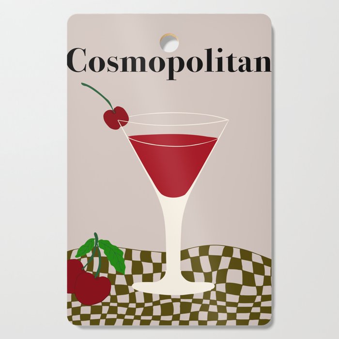 Cosmopolitan Cocktail Cutting Board Gallery Image 1