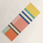 Colorful Geometric Design Bright Pastel Tones Yoga Mat Gallery Image 1
